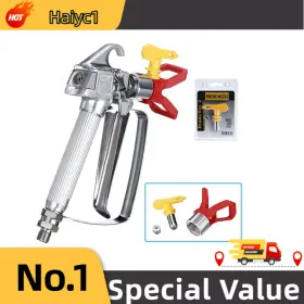 23138 Etecgo 3600 Psi Airless Paint Spray Gun With 517 Tip And Guard For Sprayers New