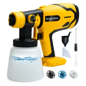 Sf24gh351-gf2g432t-mka8sh23 Evanproduct Electric Cordless Paint Spray Gun For Dewalt 20v Battery With Brushless Motor