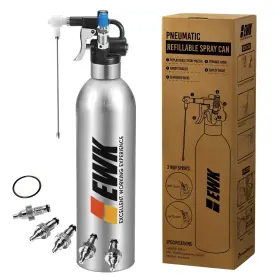 Eb0332 Ewk Patented Aluminum Refillable Aerosol Spray Can With Nozzles Kit Compress