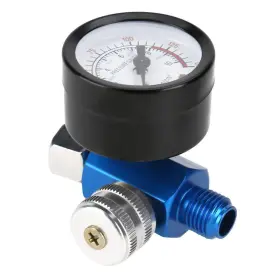 Fdit 783335389285 1/4 Inch Spray Paint Air Pressure Regulator Gauge Pneumatic Tool Accessory