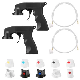 Dc-feekoon-1196 Feekoon Instant Aerosol Trigger Handle 2 Spray Can Extension Nozzle Universal