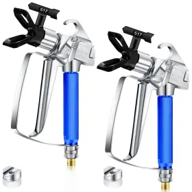 Fiada-sprayers-xmn8 Fiada 2 Sets 3600psi Airless Paint Spray Gun High Pressure Sprayer Gu