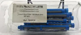 Fm2016 Filtermedia Srl Spray Gun Fine Filter Insert Blue 100 Mesh Pack Of 10