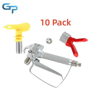 Gre5030 Findmall 10 Pack Airless Paint Spray Gun 3600psi With 517 Tip And Guard For Sprayers