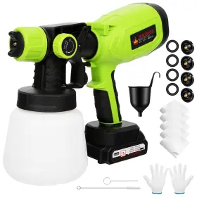 D-0245-paint Fineera Paint Sprayer Electric Spray Gun With 1000ml Container 5 Nozzles And 3