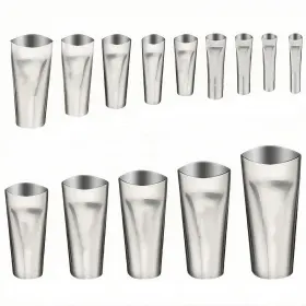 Ke1-8 Fkumlun Caulk Finisher Kit Stainless Steel Caulking Nozzle Tips Reusable Noz