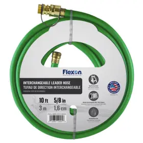 Rem10ace Flexon Element 1/2 Inch Dia. X 10 Ft. L Medium-duty Green Polyurethane/pvc Leader Hose