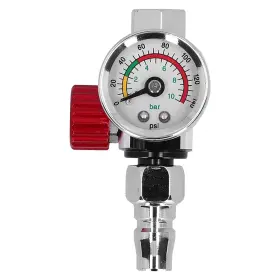 Ftvogue Kerinew 1 Xbl Air Throttle Regulator Valve With Pressure Gauge For Spray Guns