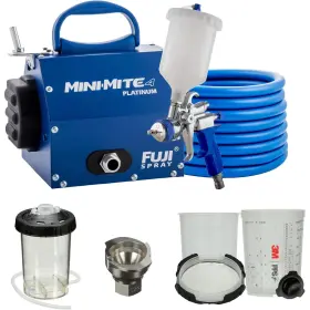 Fuji Spray 612850280411 Mini Mite 4 Platinum Hvlp System With 3m Pps Kit 13oz Cup