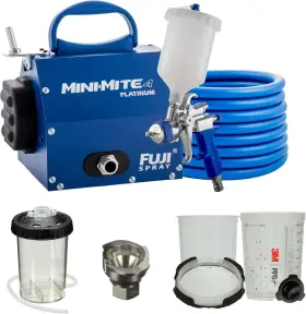 Fuji Spray 612850280428 Mini Mite 4 Platinum Hvlp System With 3m Pps Kit 28oz Cup
