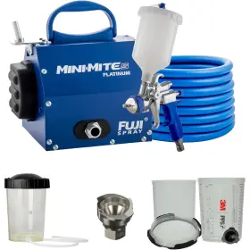 Fuji Spray 612850280527 Mini Mite 5 Platinum Hvlp System With 3m Pps Kit 28oz Cup