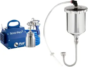9960 Fuji Spray 744759237903 2202 Semi-pro 2 - Hvlp System And U-tube 400cc Gravity Cup