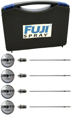 M7020-2-4-5-6 Fuji Spray 5137 7020 M-model Aircap Set And Carry Case For Semi-pro Hobby-pro Systems