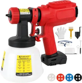 Fxafxa 739437965537 Cordless Paint Sprayer For Milwaukee 18v Battery Sprayers Home Interi