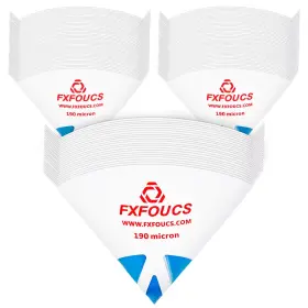 Fx1010 Fxfoucs Tools 100 Pack Of Premium Paint Strainers With 190 Micron Fine Mesh Filters -