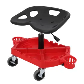 Tl8ia62unl Garveetech Bs3e3 300 Lbs Durable Garage Stool Rolling Casters And Brakes Bottle Holder Organizer