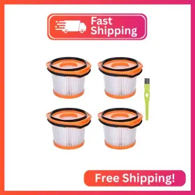 Sk-ws620-4p Ginesker 4 Pack Replacement Vacuum Filter For Shark Wandvac System Ws620 Ws630 Ws632 Ws64