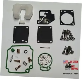 6l2-w0093-00 Gkpssurv Carburetor For Yamaha 18hp 20hp 25hp 2-stroke Outboards Repair Kit 6l2-w0093