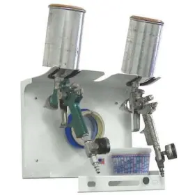 218-009 Global Finishing Solutions Double Spray Gun Holder And Shelf
