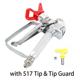 Gt183092 Globalmart-top 3600psi Airless Paint Spray Gun 517 Tip And Nozzle Guard For Sprayers
