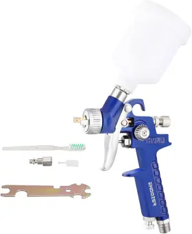 H2001-1.0 Glp General Purpose Mini Hvlp Spray Gun Car Paint Sprayer Spot 1.0mm Nozzle 125cc