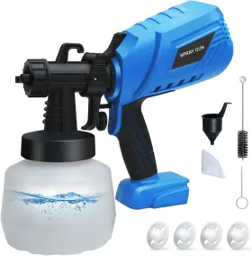 Mwq-blue-a1-cs-40 Glp Cordless Paint Sprayer For Milwaukee 18v Battery Hvlp Not Included