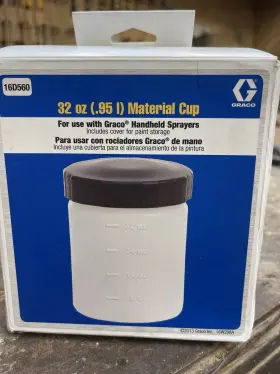 16d560 Graco 32 Ounce Material Cup For Handheld Sprayers Model