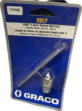 17p485 Graco Hvlp Turbine Gun Fluid Set #2 Quick Release Edge Ii
