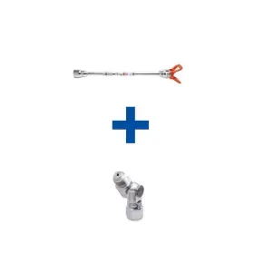 180-easy Graco 18f003 Paint Sprayer Tip Extension 10 Inch With Turn Directional Degree Nozzle