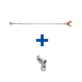 18f005 Graco 180 Easy Turn Directional Spray Nozzle 25.75 Inch H Stainless Steel Adapter