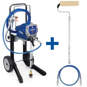 18f010 Graco Cart Airless Paint Sprayer Heavy-duty With Hose And Pressure Roller Kit