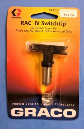 221519 Graco New 519 Rac Iv Switchtip - Reversible Spray Tip