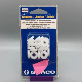 223374 Graco New Flat Tip Gasket Thick Base 25-pack For Airless Paint Spray Guns