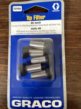 224454 Graco Tip Filter 60 Mesh Pk5