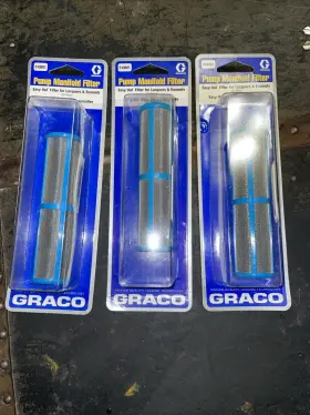 243081 Graco Pump Manifold Strainer 100 Mesh Genuine Lot Of 3