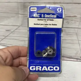 243281 Graco Rac V Tip Seal Gaskets 5 Pack 243281 Graco Rac V Tip Seal Gaskets 5 Pack