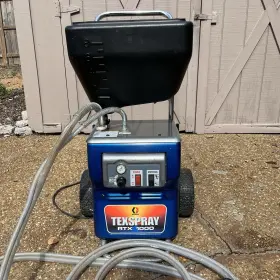 246-184 Graco Texspray Rtx 1000 Drywall Texture Sprayer With Gun And Hoses - Untested