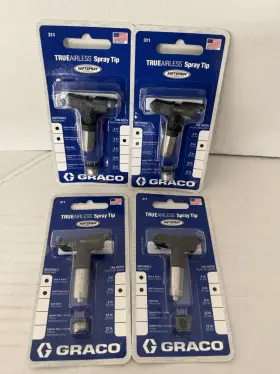 24d26 Graco Trueairless 311 Softspray Spray Gun Tip Pack Of 4 For Paint And Stain