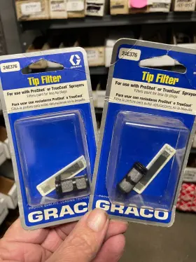 24e376 Graco True Coat Mesh Tip Filter 2 Pack Lot 24e376 Graco True Coat Mesh Tip Filter 2 Pack Lot