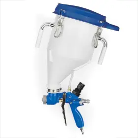 25d496 Graco Texspray Fastfinish Pressure-boosted Hopper Gun 1.5-gal Gravity-fed