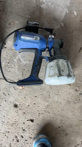 27f400 Graco Evo Hvlp Electric Paint And Stain Sprayer Blue Handheld Spray Gun Cup