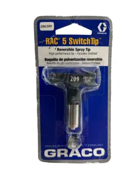 286-209 Graco Rac 5 Switch Tip High Performance Reversible Spray 286 209 517 211