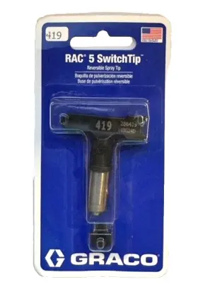 286419 Graco Rac 5 Ltx Switch Tip 419 Airless Paint Sprayer Brand New