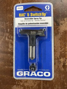 286509 Graco Rac 5 Switchtip / Reversible Paint Spray Tip For Airless Sprayers 286509 Graco Rac 5 Switchtip / Reversible Paint Spray Tip For Airless Sprayers