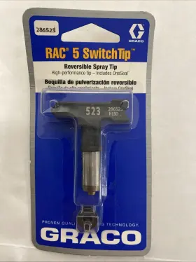 286523 Graco 523 Rac 5 Switch Spray Tip Reversible