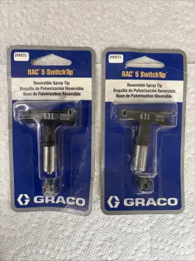 2-graco Graco 286631 Rac 5 Switch Tip Reversible Airless Spray 631