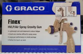 289246 Graco Finex Hvlp/air Spray Gravity Gun .070 Inch /1.8mm #289246 New/sealed