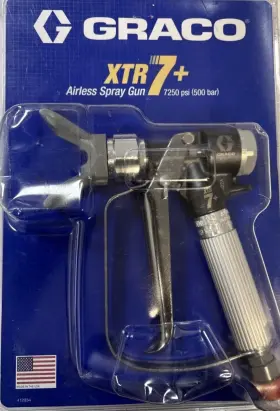 412934 Graco Xtr 7 Airless Spray Gun 7250 Psi Air Powered Black Silver Mpn