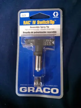 Graco 633955437883 515 Rac Iv Switch Tip - Reversible Spray New Sealed