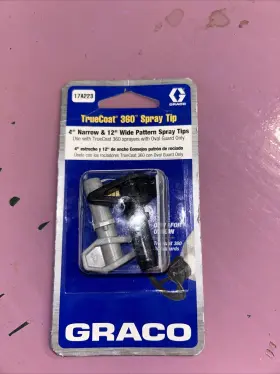 17a223 Graco 633955552562 Truecoat 360 Spray Tips Kit 4 Inch Narrow And 12 Wide Reversible
